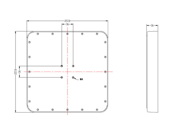 8.5dBic RFID Antenna for Logistics