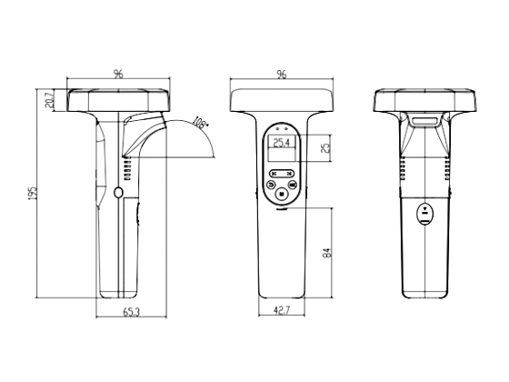 BOWEI BH-01 RFID Handheld Reader for Logistics, Assets